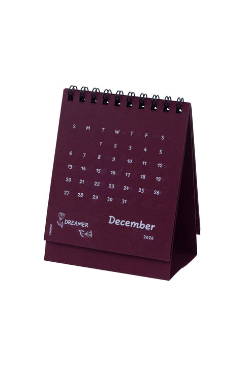 Mini Table Calendar 2026