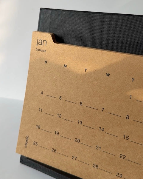 Kraft Table Stand Calendar 2026