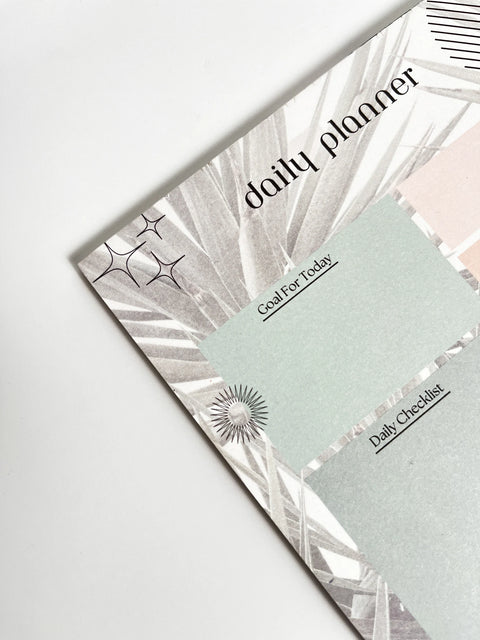 A5 Notepads - Palm Breeze Daily Planner