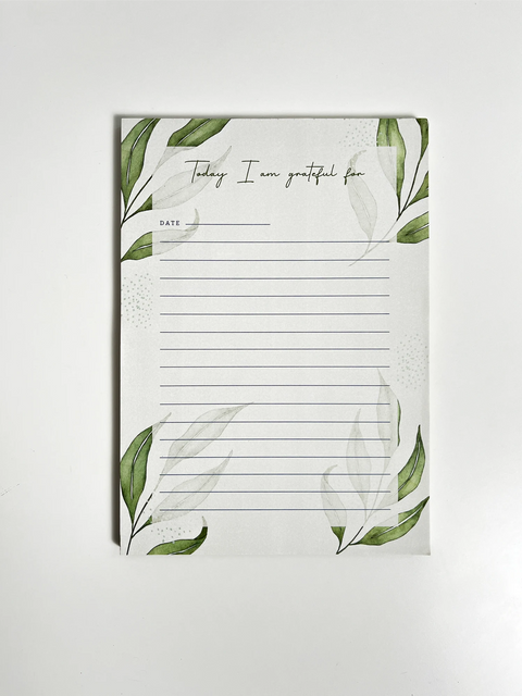 A5 Notepads - Green Gratitude