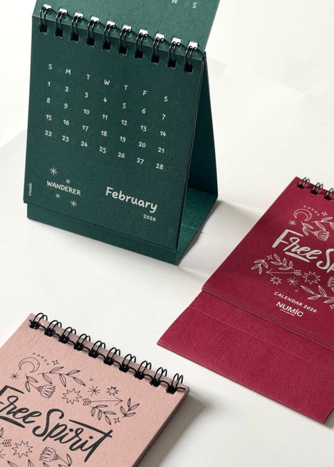 Mini Table Calendar 2026