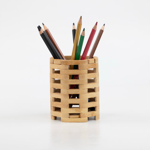 Wooden Pen Stand