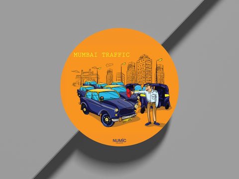 Mumbai Tea Coaster (Pack of 2)