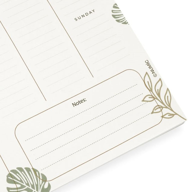 A4 Weekly Planner – Numic
