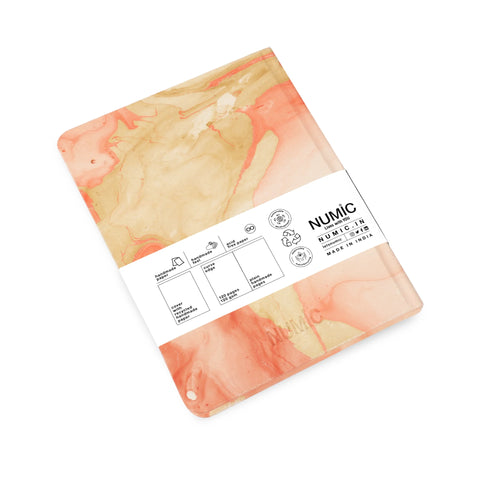 Marble Series red color notebook