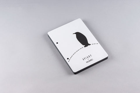 A5 Aviary Notepad in black