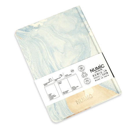 Marble Series blue color notebook