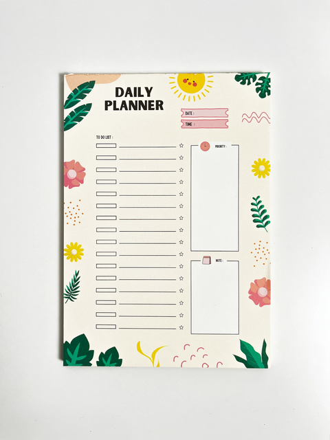 A5 Notepads - Rise and Shine Daily Planner