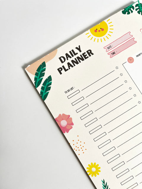 A5 Notepads - Rise and Shine Daily Planner