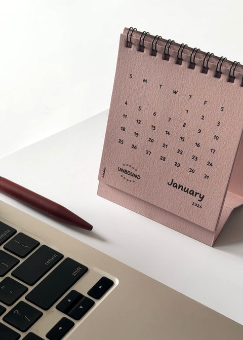 Mini Table Calendar 2026