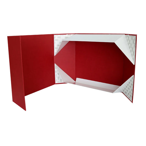 Red Collapsible Square Box